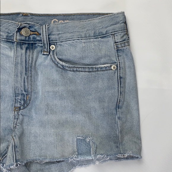 Gap 1969 Cutoff Slim Shorts Size 26 Blue - Picture 3 of 7